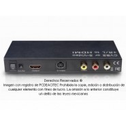 Convertidor RCA + R/L y  S-Video a HDMI